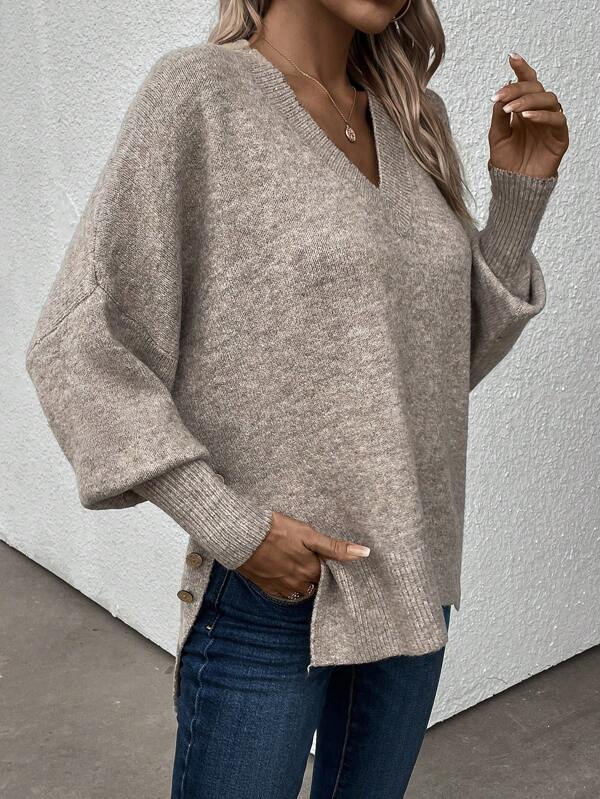 Tendance d'automne® Pullover à manches longues gris