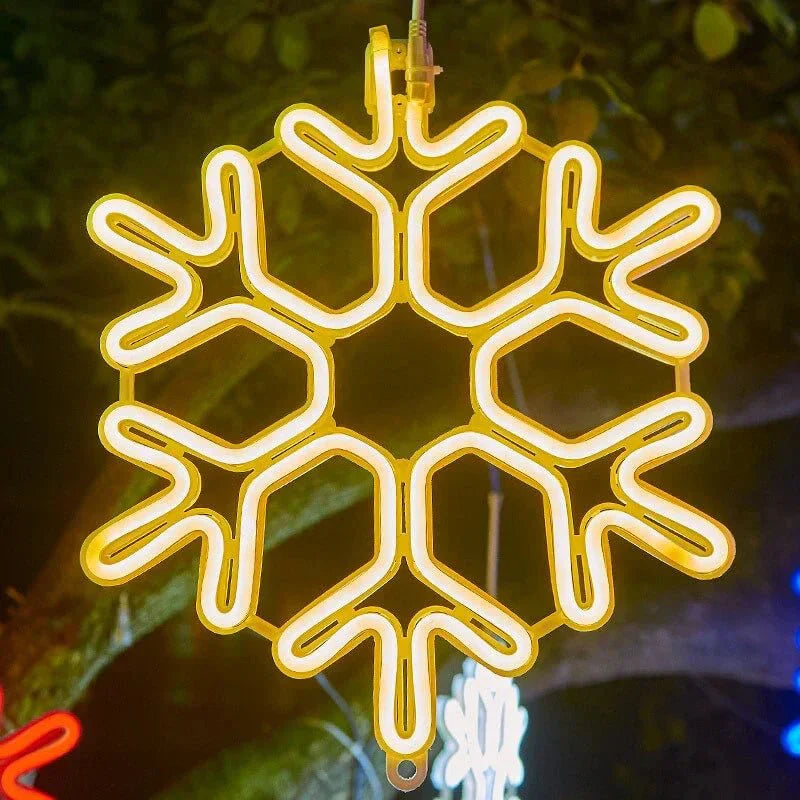 FrostLume - Guirlande lumineuse LED Flocon de neige