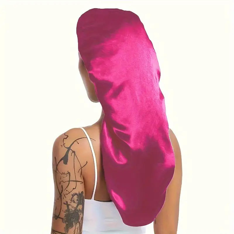 Elina Silke Natteskygge – Extra Grande Housse en Satin pour la Protection des Cheveux | 1+1 Offert