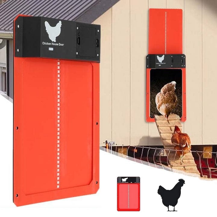 FarmGuard Porte de Poulailler Automatique – Accès Sûr et Convivial pour Vos Poules