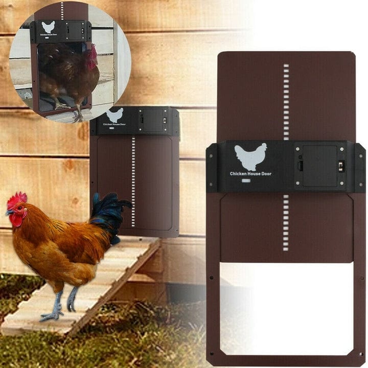 FarmGuard Porte de Poulailler Automatique – Accès Sûr et Convivial pour Vos Poules