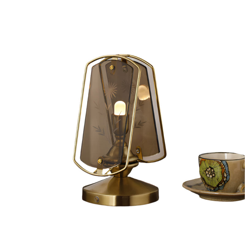 PetalGlow - Lampe de chevet avec gravure de fleurs