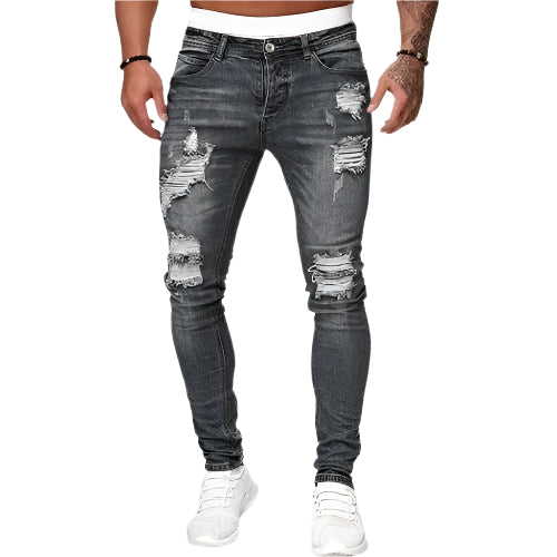 Patrick - Jeans skinny nécessaires pour hommes avec bord robuste