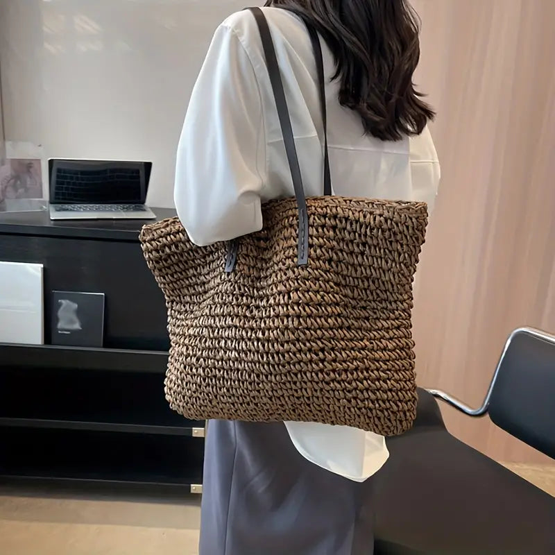 Sac fourre-tout tissé Trudi pour femmes