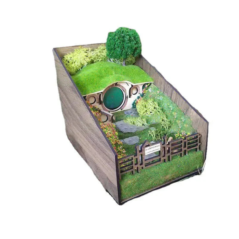 MiniScape Support de Livre – Supports de Livre Décoratifs Artisanaux avec Design de Micro Paysage