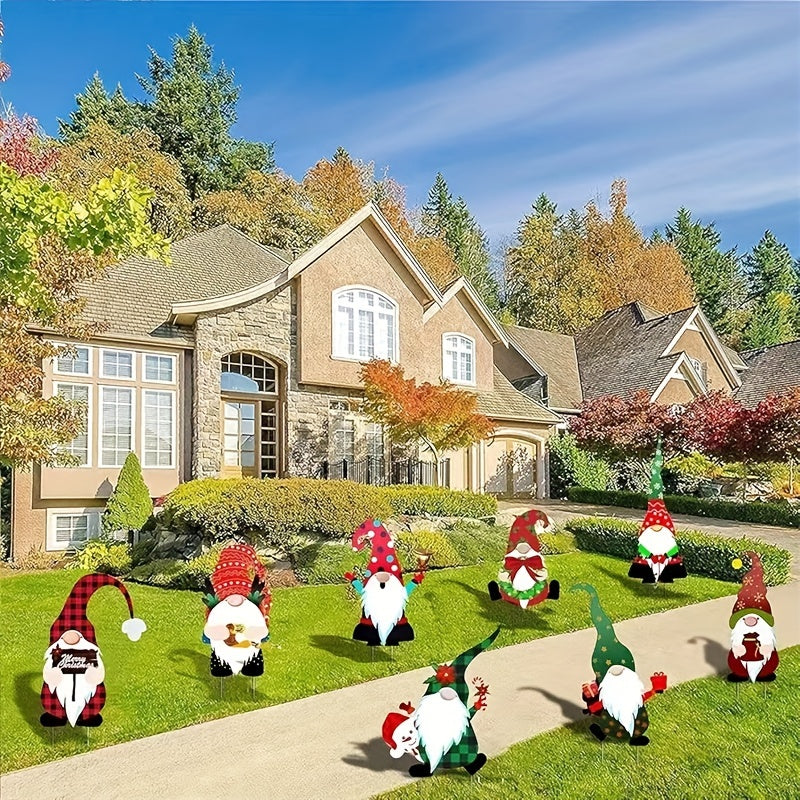 Jolly | 8 Ensembles de Decorations de Nain pour les Fêtes de Noël