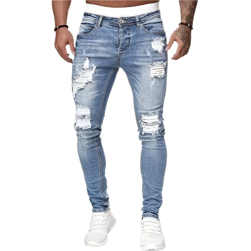Patrick - Jeans skinny nécessaires pour hommes avec bord robuste