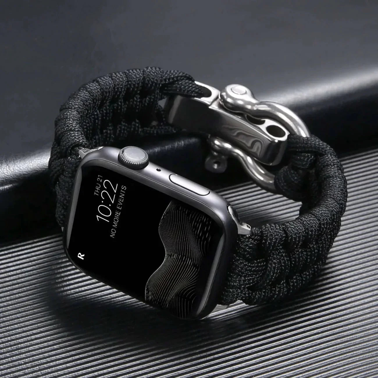 Bracelet Paracord FlexiWrist pour Apple Watch – Bandouillère Robuste et Ajustable