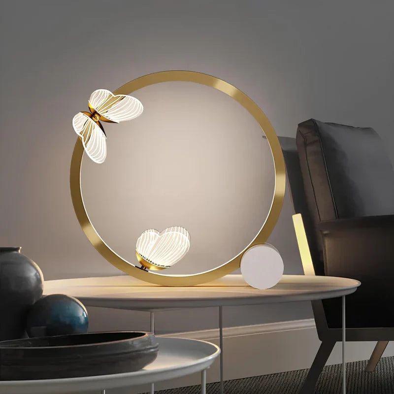 ButterGlow – Lampe de table LED en forme de papillon pour un éclairage d'ambiance élégant