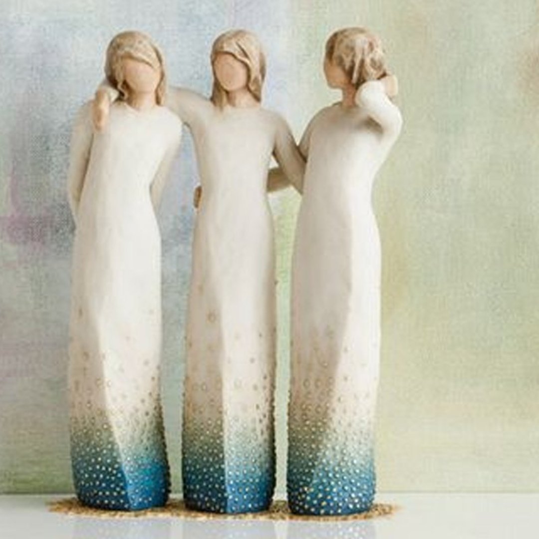 Figurine en résine SisterSoul - Ornement de fraternité bienveillante