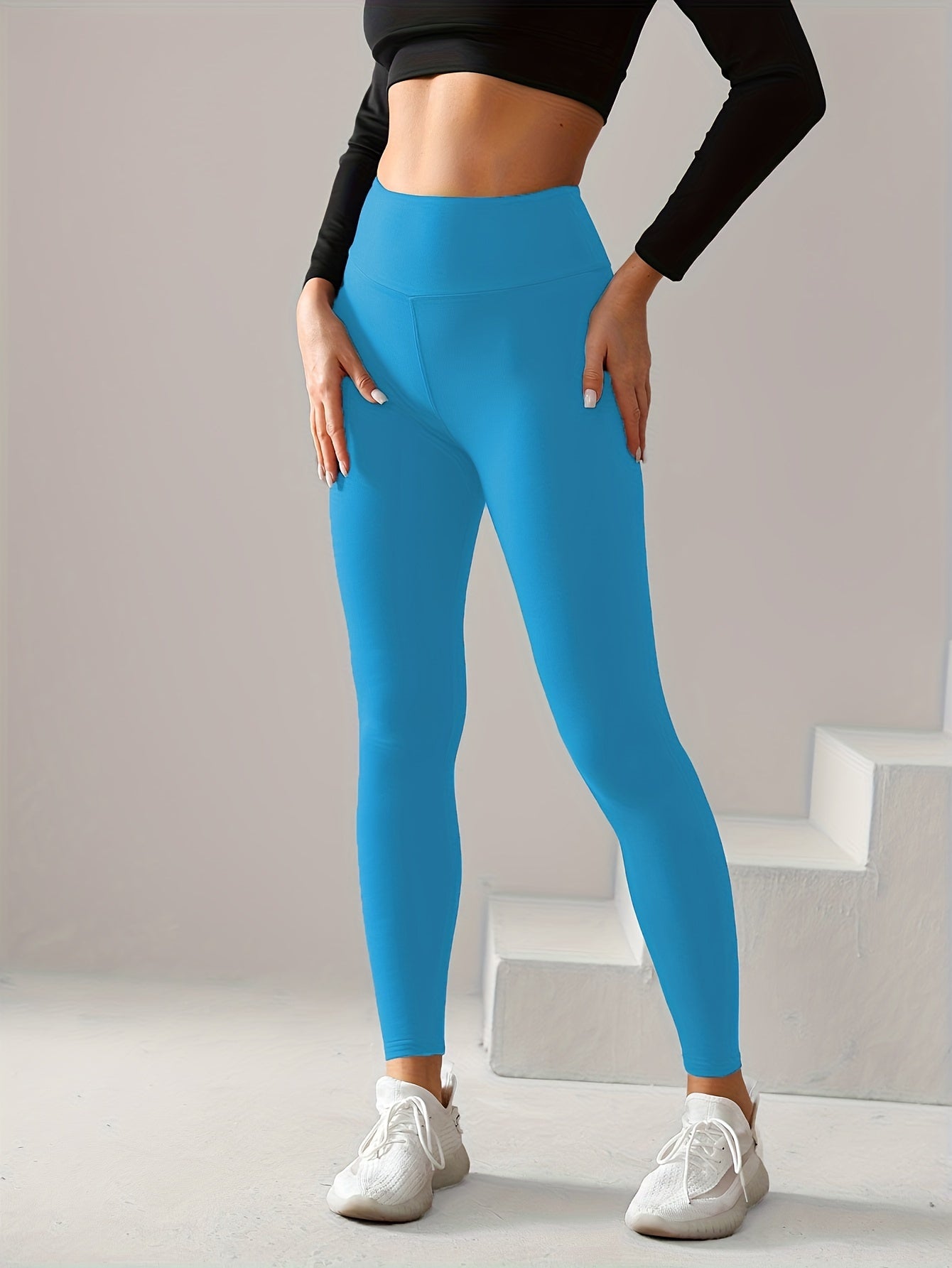 Evie - Pantalons de sport de yoga taille haute