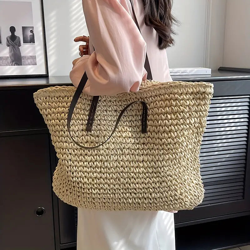 Sac fourre-tout tissé Trudi pour femmes