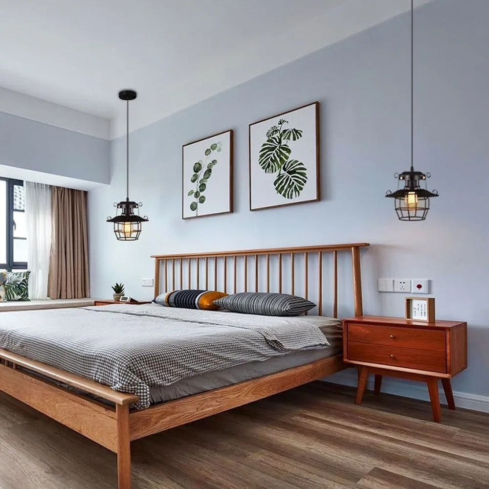 VintageGlow - Suspension industrielle nostalgique