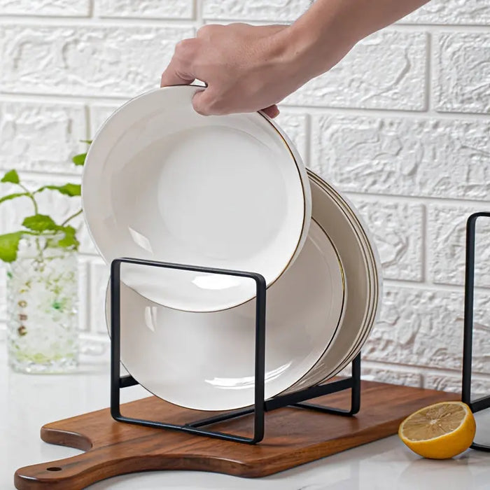 PlateMate - Support en métal robuste pour un rangement organisé