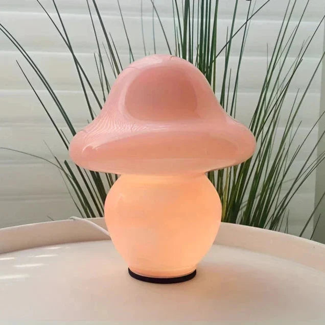 GlowingMushroom - Lampe en verre enchanteuse