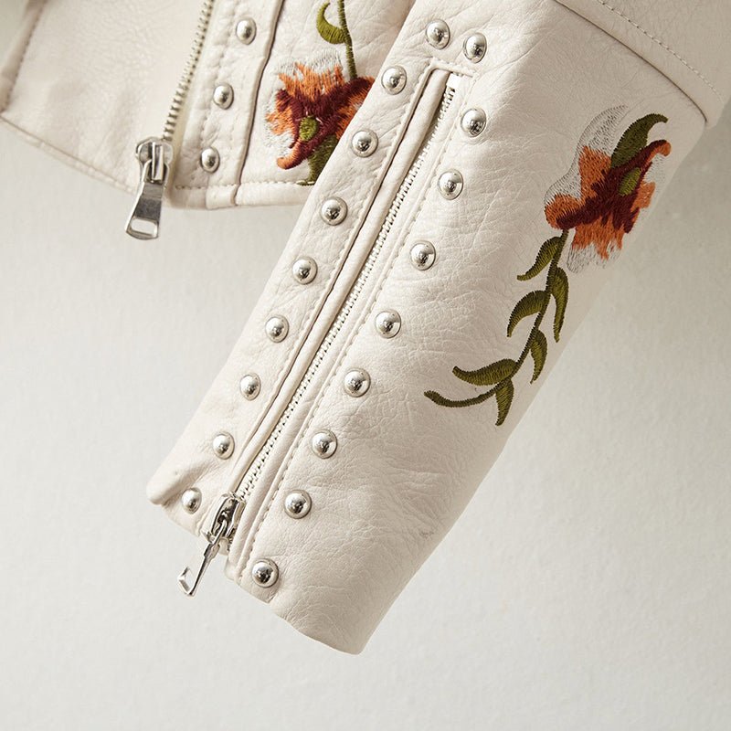 Veste cloutée pour femme à motif floral Pearl |