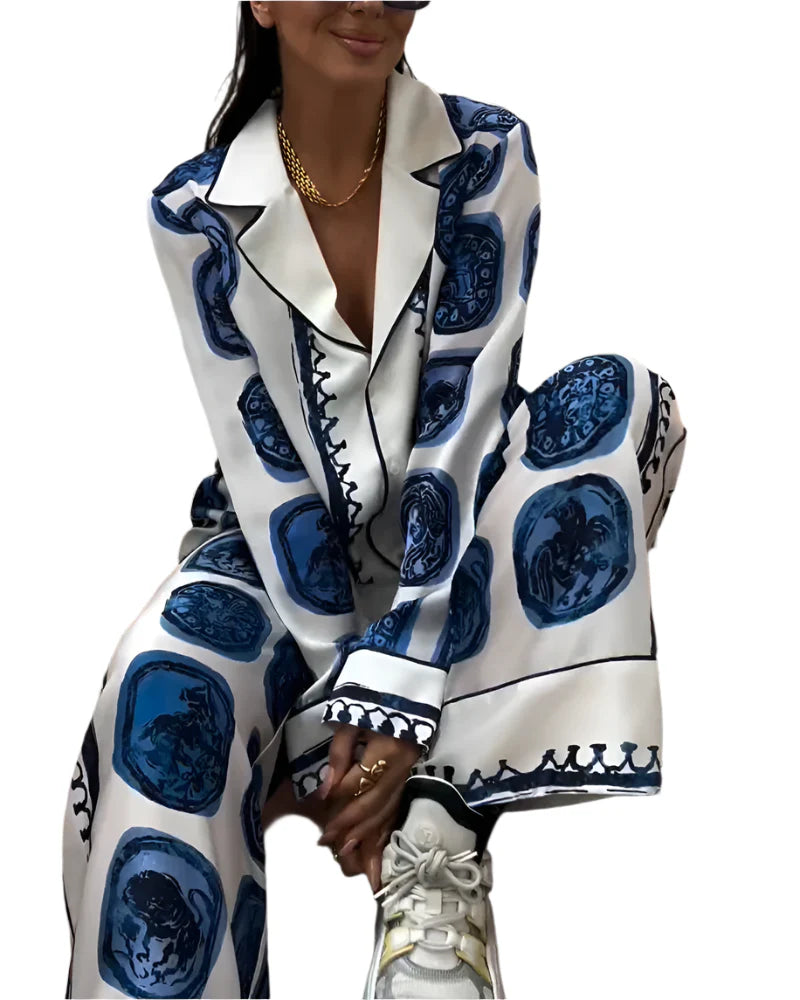 Cleo – Ensemble géométrique coordonné pour un style de rue sans effort