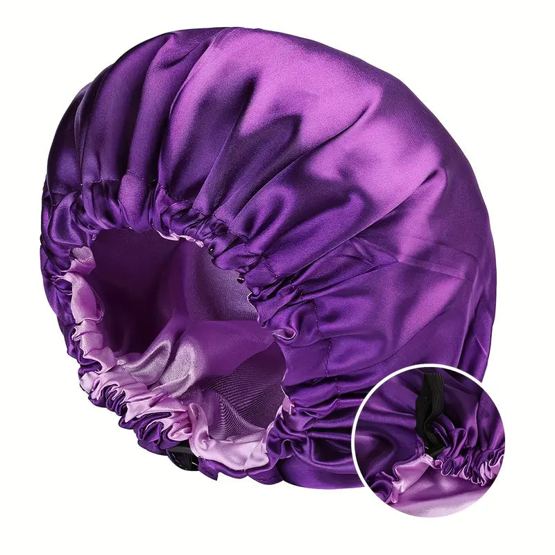 Sienna Satin Bonnet de Nuit – Réversible et Ajustable Turban de Sommeil | 1+1 Gratuit