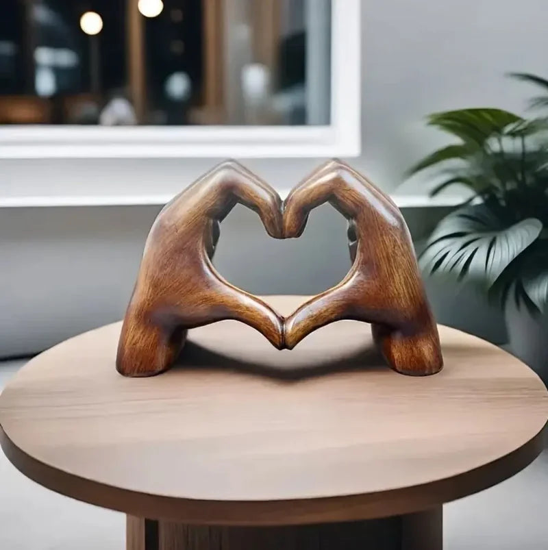 HeartGlow - Figurine décorative en forme de cœur au design élégant