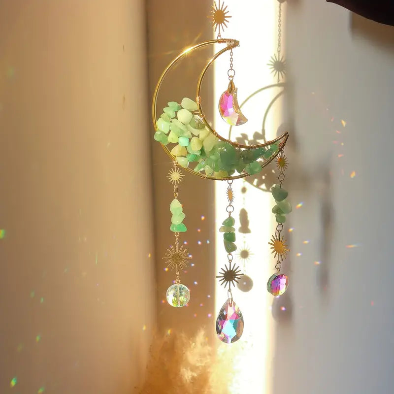 MoonGlow - Attrape-rêves Prism Moon pour une ambiance mystérieuse