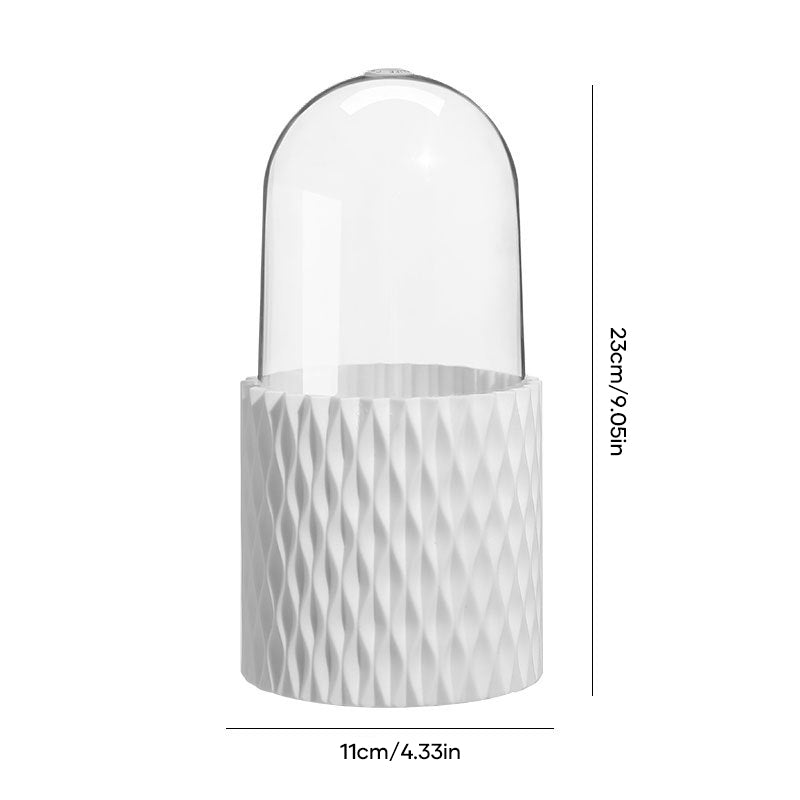 GlamSpin - Brosse de maquillage rotative et organisateur cosmétique