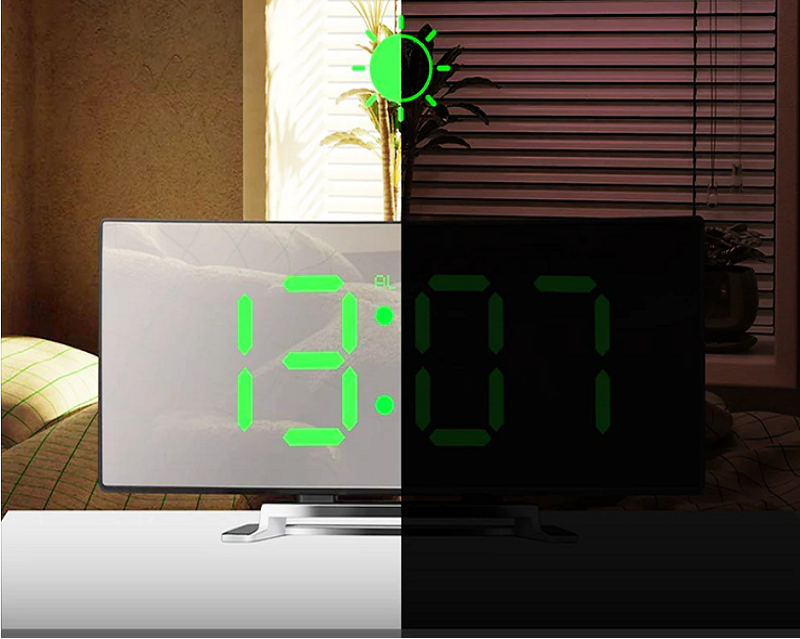 GlowTime - Réveil numérique moderne
