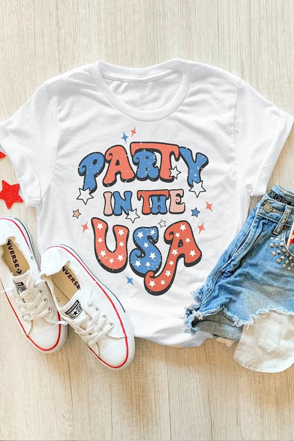 T-shirt graphique Party in the USA