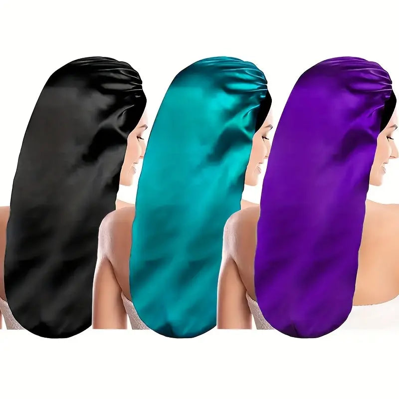 Elina Silke Natteskygge – Extra Grande Housse en Satin pour la Protection des Cheveux | 1+1 Offert