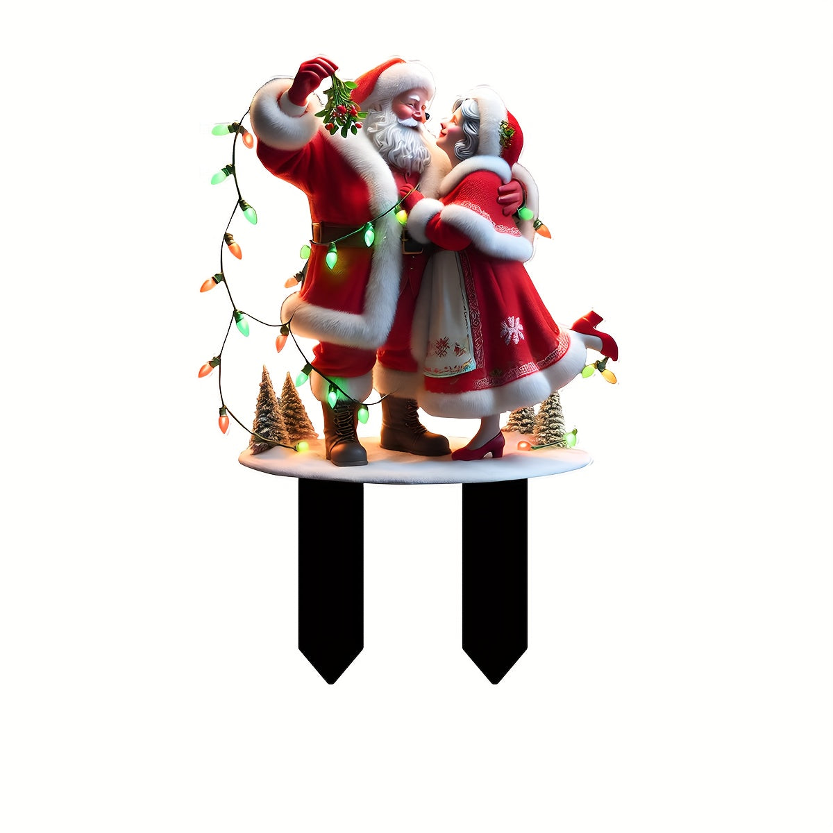 Figurines de Noël Illuminées | Monsieur et Madame Noël