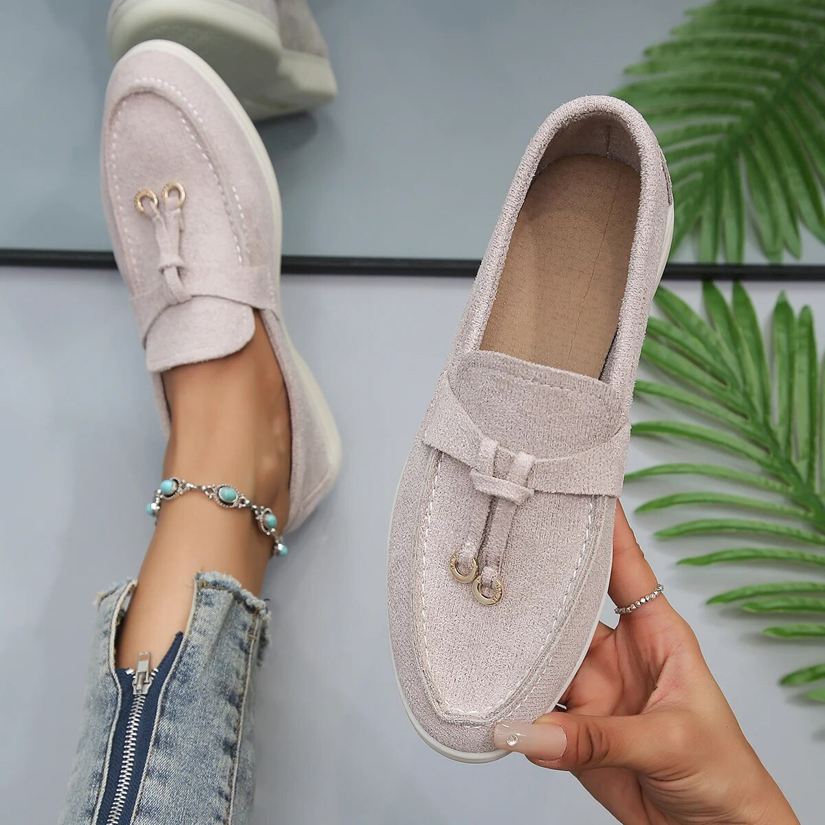 Maritha - Ballerines à détail chic kvast