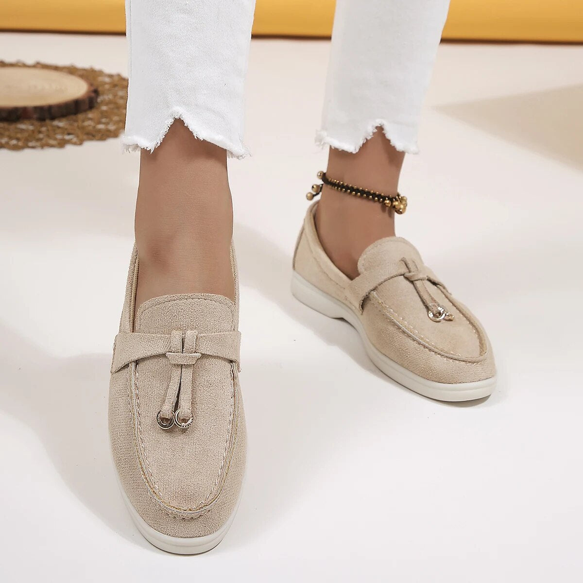 Maritha - Ballerines à détail chic kvast