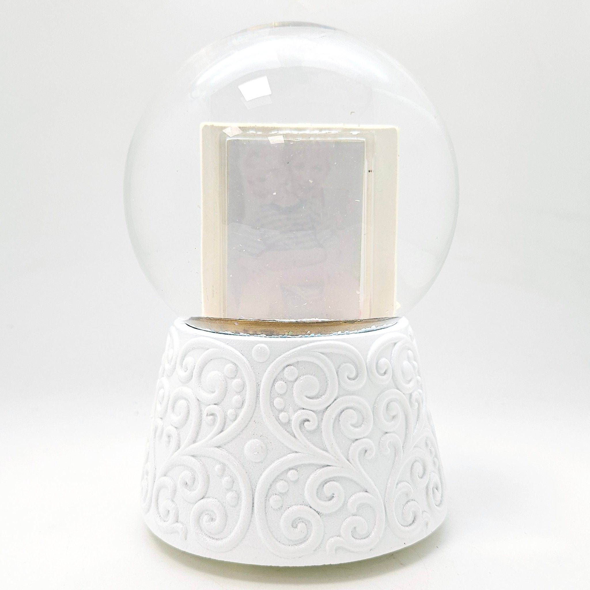 Aurora - Boule à neige personnalisée avec insert photo