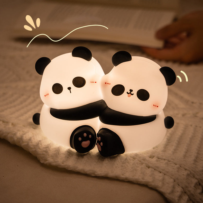PandaGlow - Duo-nuit LED charmant
