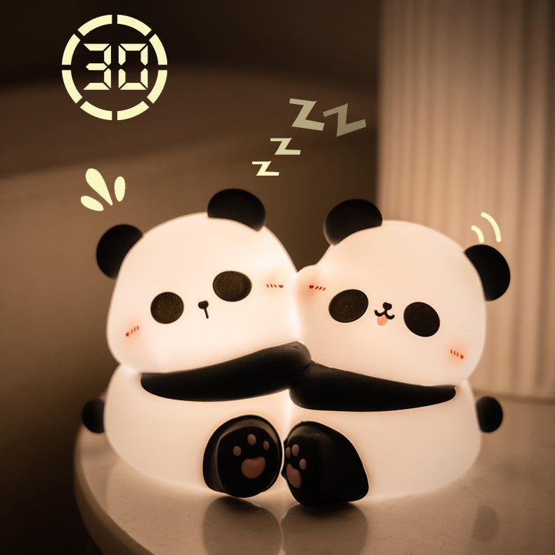 PandaGlow - Duo-nuit LED charmant