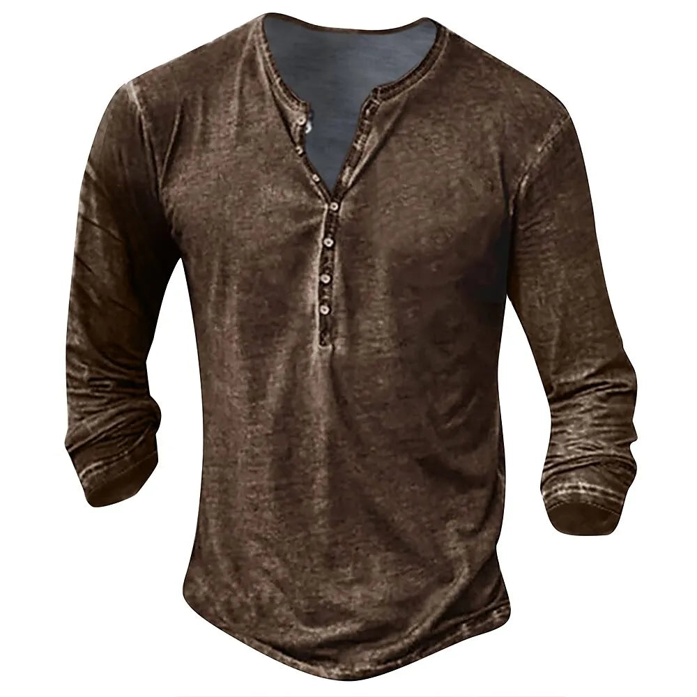 Pull classique Henry avec bouton pour hommes