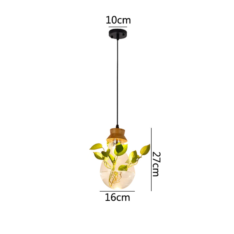 FloraGlow Lampe Suspendue – Éclairage Élégant avec Support de Plante Intégré