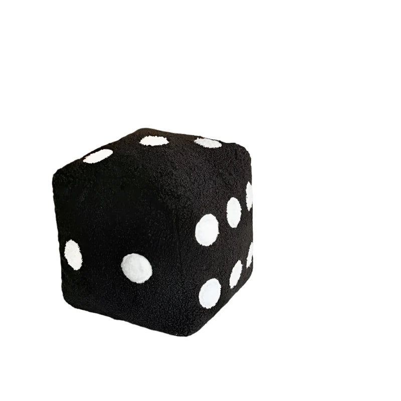 PudeTerning – Coussin Doux en Forme de Dé pour une Décoration Intérieure Amusante et Conviviale