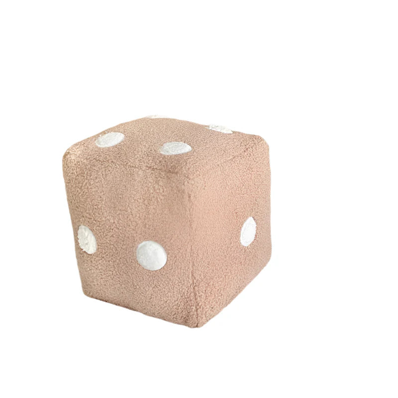 PudeTerning – Coussin Doux en Forme de Dé pour une Décoration Intérieure Amusante et Conviviale