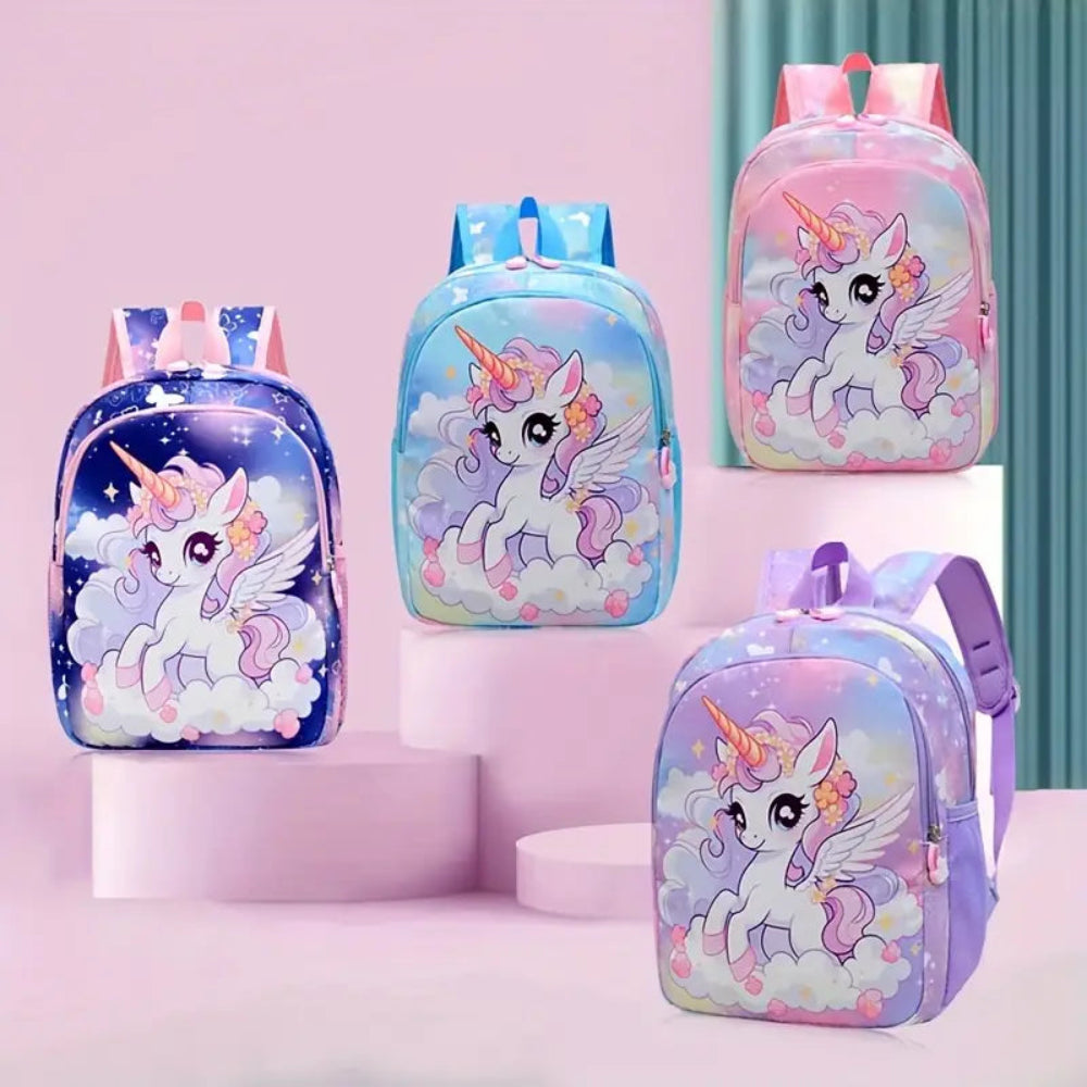 Sac à dos Princesses 2025 pour filles – Sac léger et pliable avec un joli motif de nuages