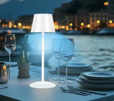 Glow Ease | Lampe de table dimmable sans fil avec contrôle tactile
