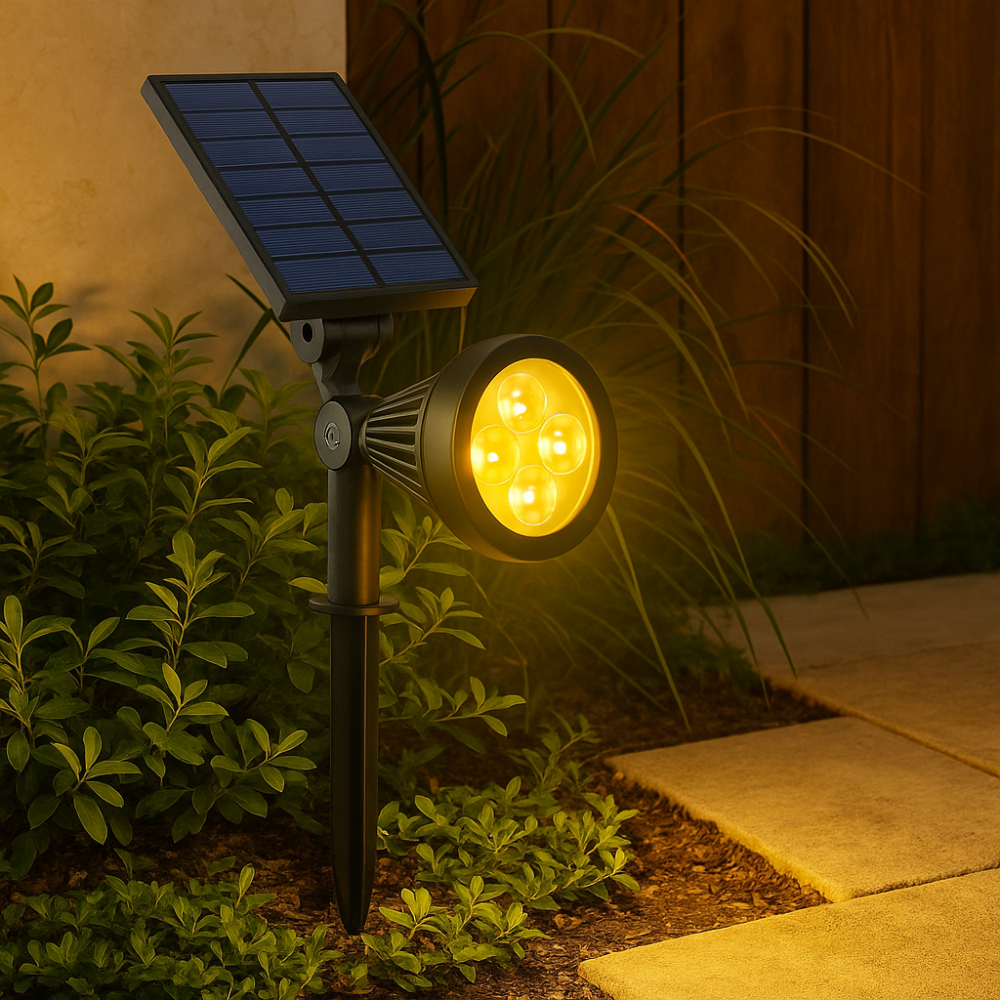 Lampe solaire réglable SunFlex – Éclairage extérieur résistant aux intempéries