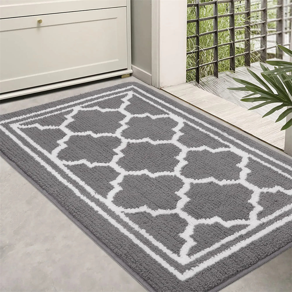 Tapis de zone GeoLuxe – Design moderne avec motif diamant géométrique