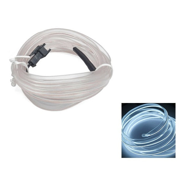 Bande LED RGB flexible pour intérieur de voiture avec capteur de musique et télécommande