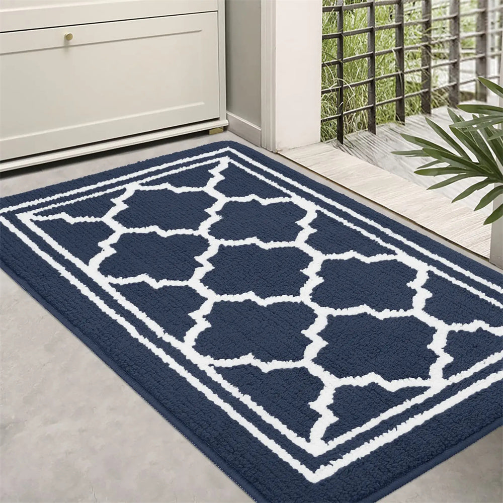 Tapis de zone GeoLuxe – Design moderne avec motif diamant géométrique
