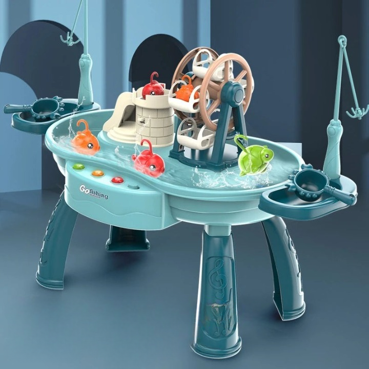 Tots’n’Trout - Plateforme de jeu multifonctionnelle pour enfants Fish Montessori jouet