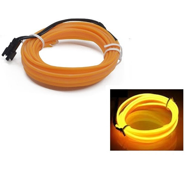 Bande LED RGB flexible pour intérieur de voiture avec capteur de musique et télécommande