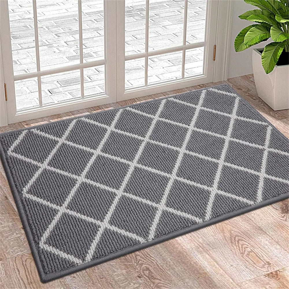 Tapis de zone GeoLuxe – Design moderne avec motif diamant géométrique