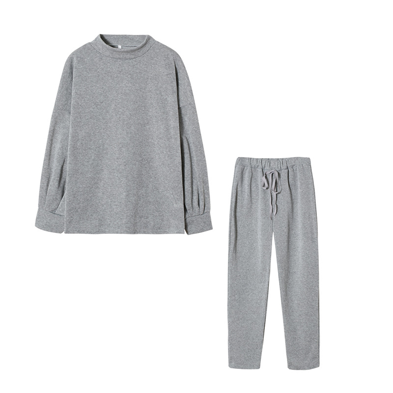 Aveline | Ensemble deux pièces femme : sweat-shirt à col roulé et pantalon