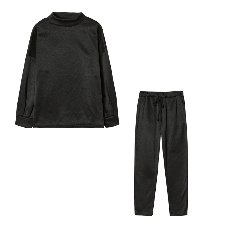 Aveline | Ensemble deux pièces femme : sweat-shirt à col roulé et pantalon
