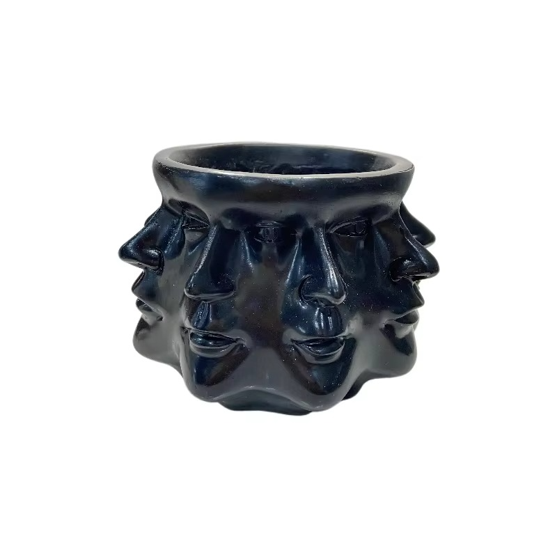 ArtFace 3D Pot de Fleurs en Céramique – Pot au Design de Visage Moderne